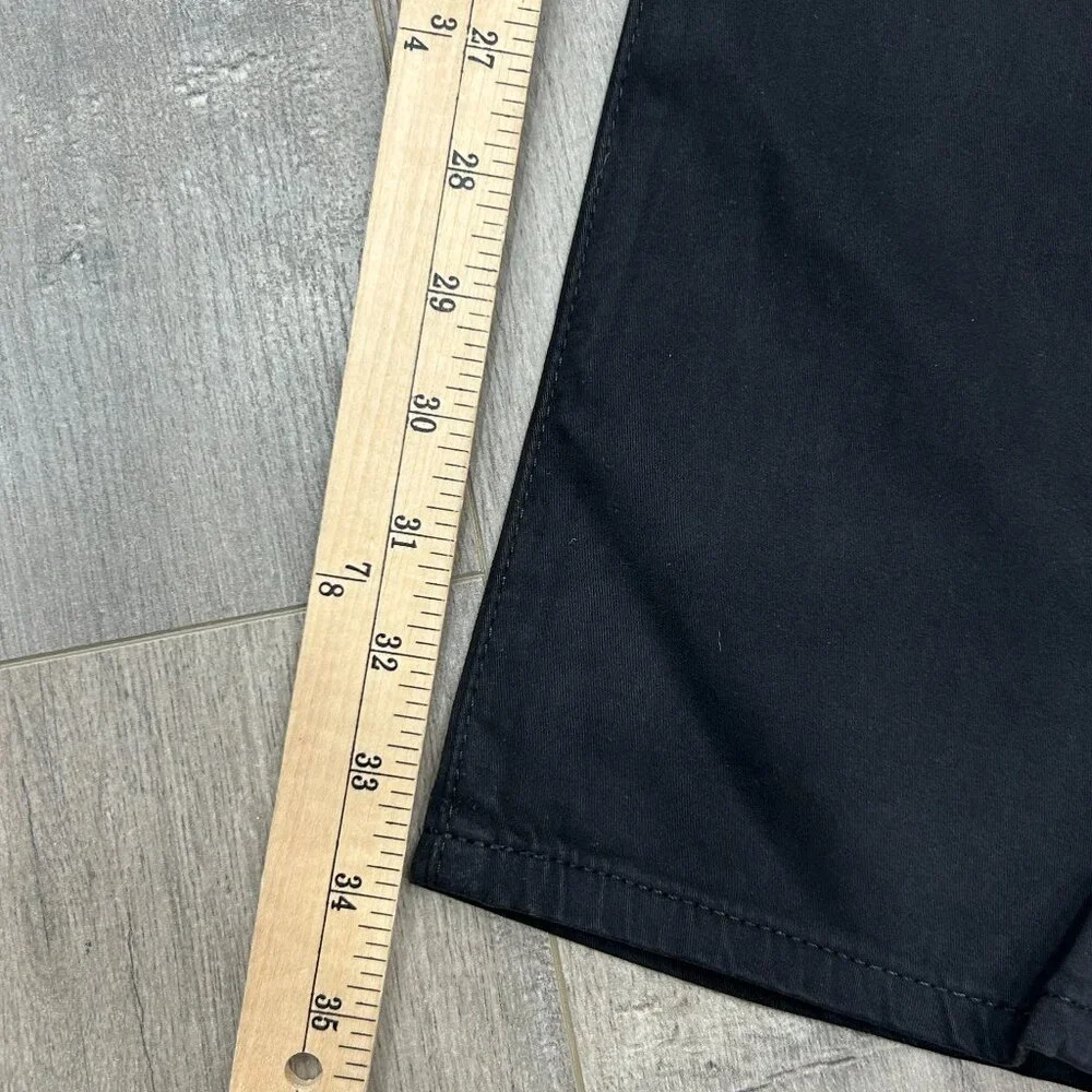 Adriano Goldschmied‎ The Graduate Black Sueded Stretch Sateen Tailored Leg 28x34